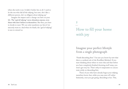 Spark Joy: An Illustrated Master Class on the Art of Organizing and Tidying Up (The Life Changing Magic of Tidying Up),New