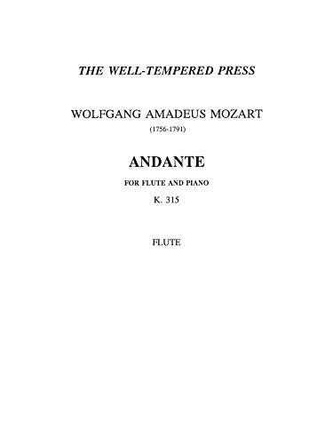 Andante for Flute, K. 315 (C Major) (Orch.): Part(s) (Kalmus Edition),Used