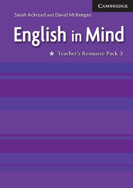 English in Mind 3 Teachers Resource Pack,Used