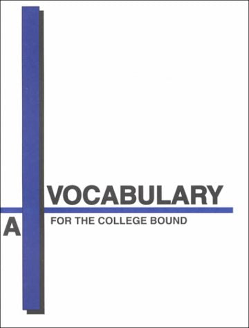 Vocabulary for the College Bound: BookA,Used