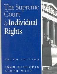 The Supreme Court and Individual Rights,Used