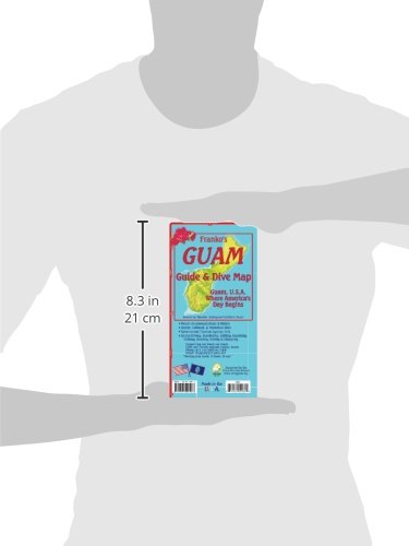 Guam Adventure & Dive Guide Franko Maps Waterproof Map,New