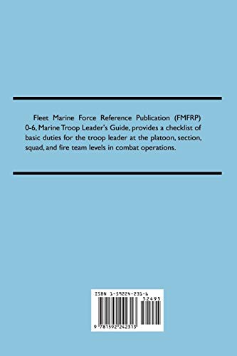 Marine Troop Leader's Guide,Used