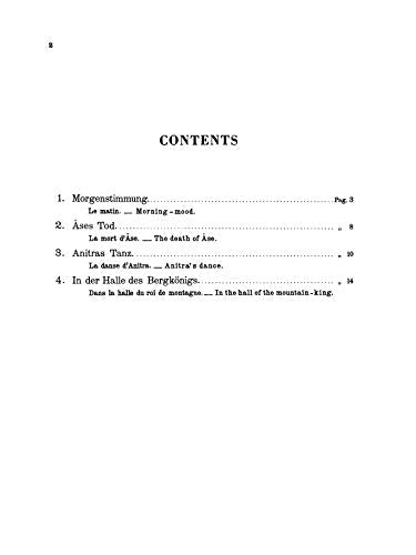 Peer Gynt Suite No. 1 (Kalmus Edition),Used