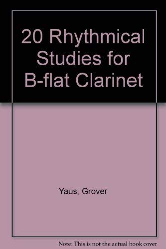 20 Rhythmical Studies: Bflat Clarinet,Used