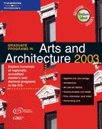 Graduate Programs in Arts and Architecture 2003,Used