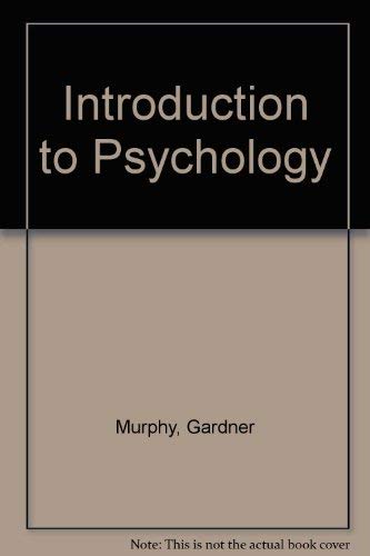 An introduction to psychology,,Used