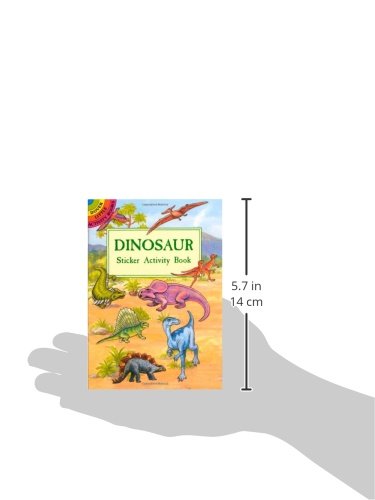 Dinosaur Sticker Activity Book (Dover Little Activity Books Stickers),Used