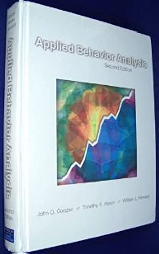Applied Behavior Analysis (2nd Edition) by Prentice Hall - Comprehensive Guide for Behavior Analysts and Educators
