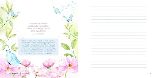 All Things Are Possible: A Guided Journal for Christian Women with Inspiring Bible Verses and Creative Prompts,Used