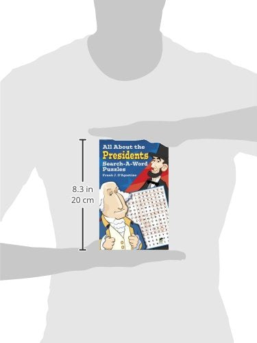 All About the Presidents SearchaWord Puzzles (Dover Kids Activity Books),Used
