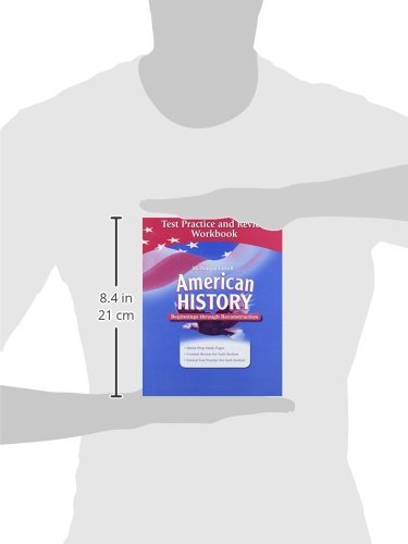 American History: Beginnings Through Reconstruction: Test Practice And Review Workbook,Used