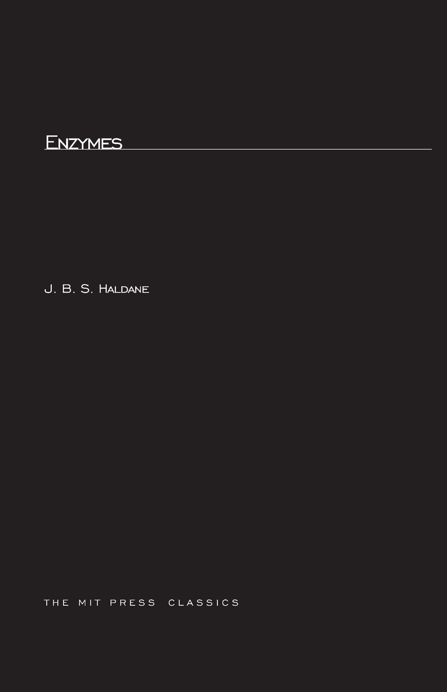 Enzymes (MIT Press Classics),New
