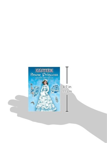 Glitter Snow Princess Sticker Paper Doll (Dover Little Activity Books: Fantasy),Used