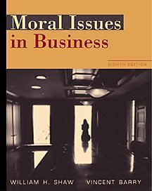 Moral Issues in Business (NonInfoTrac Version),Used