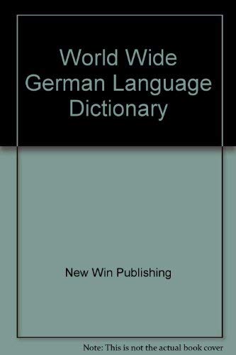 WorldWide German Dictionary: GermanEnglish/EnglishGerman,Used