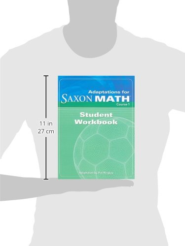 Saxon Math Course 1: Student Adaptation Workbook Adaptation,Used