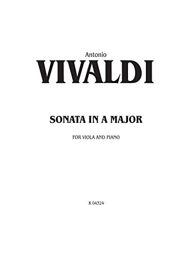 Sonata in A Major (Kalmus Edition),Used