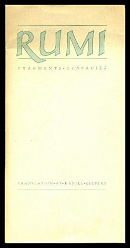 RumiFragments, Ecstasies (English and Persian Edition),Used