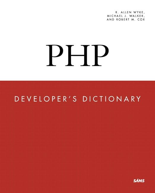 Php Developer's Dictionary,Used
