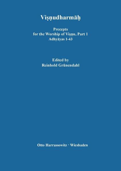 Visnudharmah: Precepts For The Worship Of Visnu / Adhyayas 143,Used