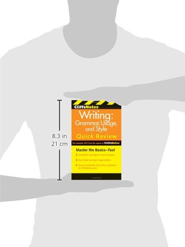 Cliffsnotes Writing: Grammar, Usage, And Style Quick Review: 3Rd Edition,Used