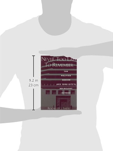 Never Too Late to Remember: The Politics Behind New York City's Holocaust Museum (New Perspectives : Jewish Life and Thought),Used