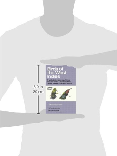 (Black and White) Birds of the West Indies: A Guide to the species of birds that inhabit the Greater Antilles, Lesser Antilles a,New