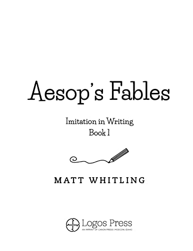 Aesops Fables (Imitation In Writing),Used