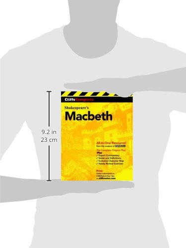 Cliffscomplete Shakespeare'S Macbeth: 3Rd Edition,New