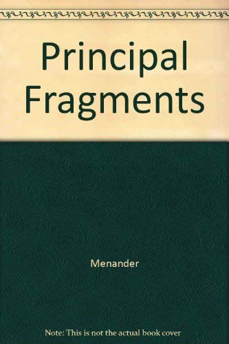 Menander: The Principal Fragments,Used
