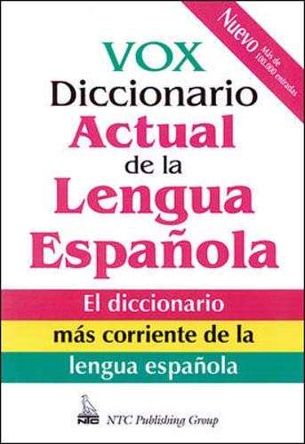 Vox Diccionario Actual De La Lengua Espanola,Used