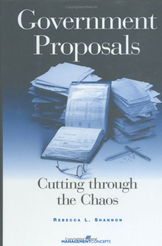 Government Proposals: Cutting Through the Chaos,Used