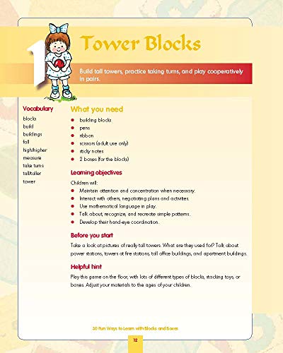 30 Fun Ways to Learn with Blocks and Boxes,Used