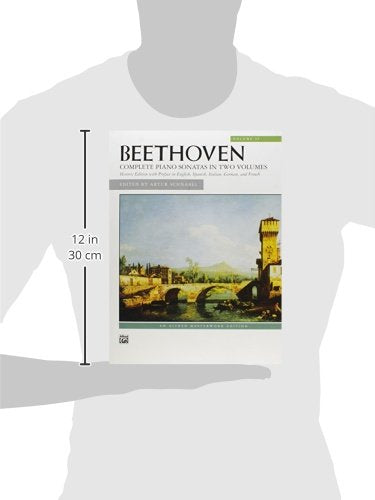 Beethoven Complete Piano Sonatas In Two Volumes: Historic Edition With Preface In English, Spanish, Italian, German, And French:-used