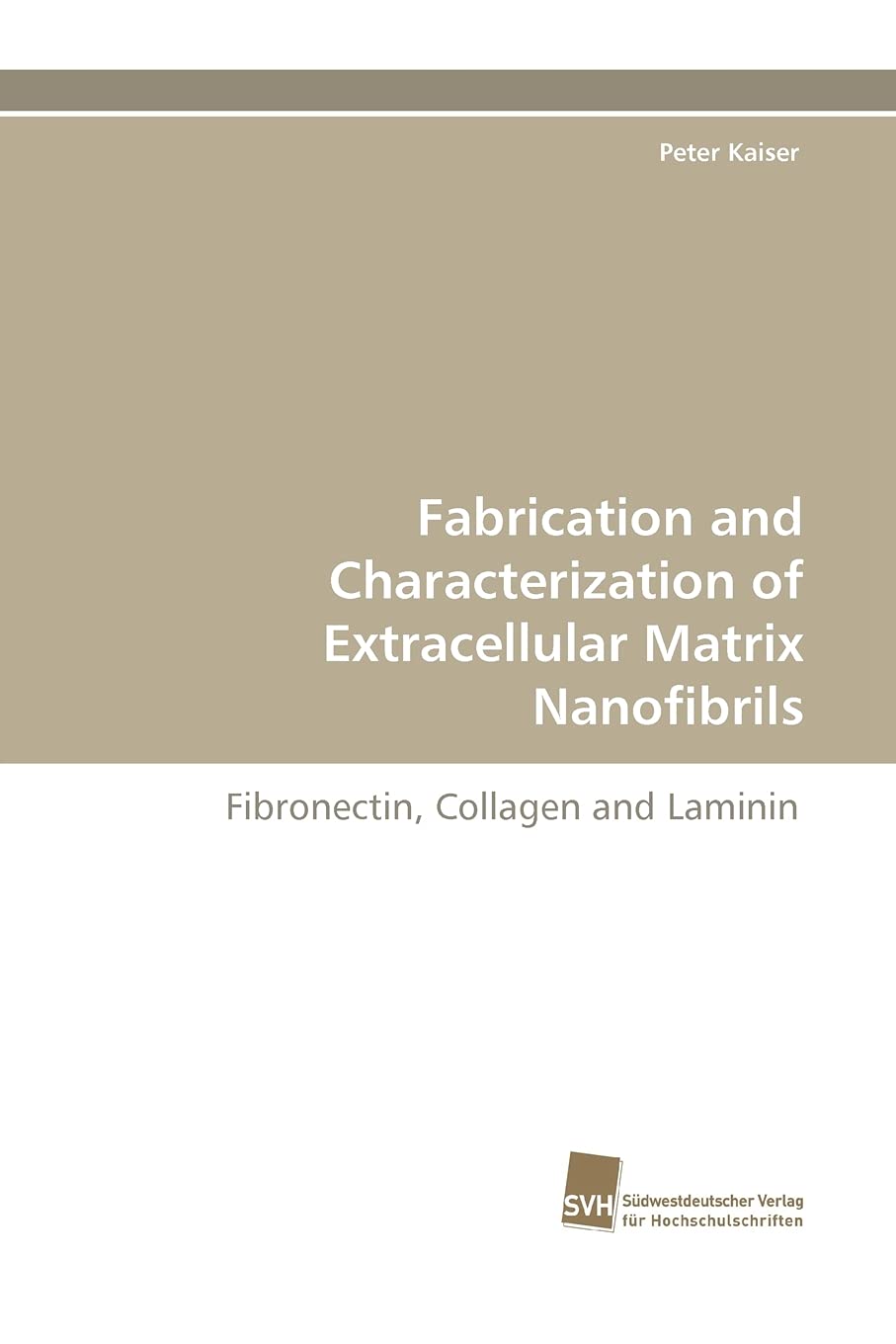 Fabrication and Characterization of Extracellular Matrix Nanofibrils: Fibronectin, Collagen and Laminin,Used