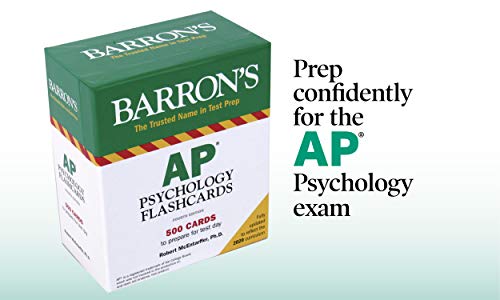 AP Psychology Flashcards (Barron's AP Prep),Used