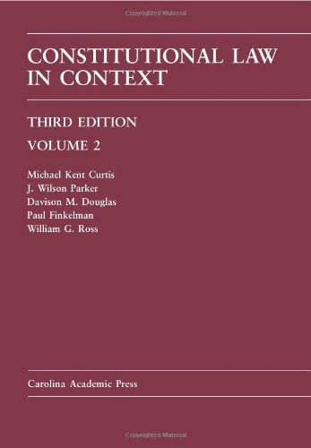 Constitutional Law in Context (Volume 2) (Law Casebook),Used