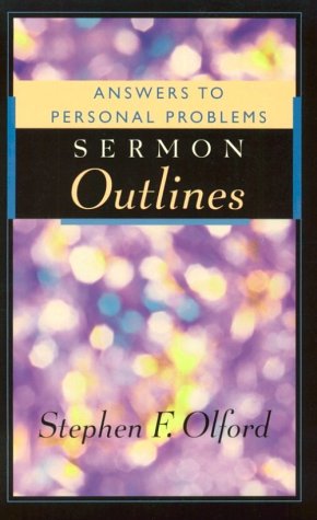 Answers to Personal Problems Sermon Outlines,Used