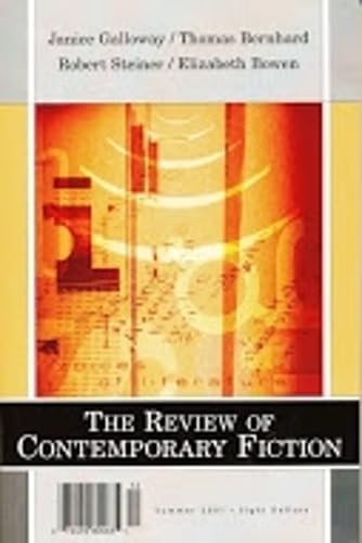 Janice Galloway/Robert Steiner/Thomas Bernhard/Elizabeth Bowen, Vol. 21, No. 2 (Review of Contemporary Fiction, 21),Used