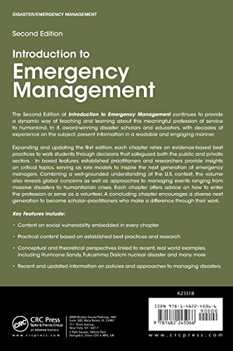 Introduction To Emergency Management,New