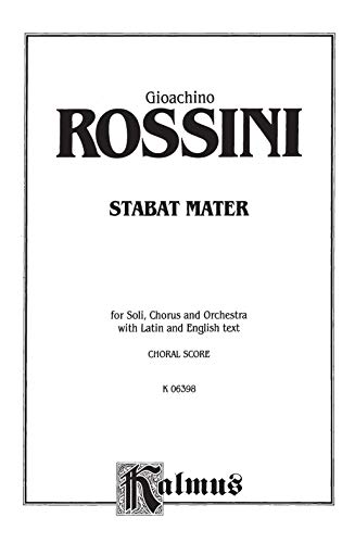 Stabat Mater: SATB with SSATB Soli (Orch.) (Latin, English Language Edition) (Kalmus Edition) (Latin Edition),Used