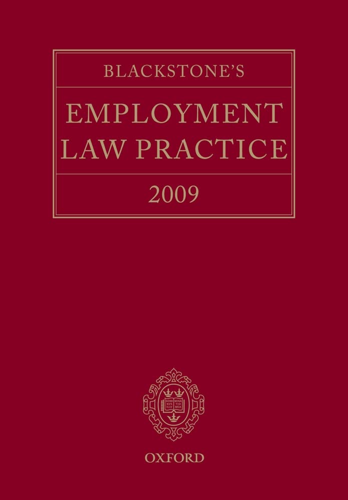 Blackstone's Employment Law Practice 2009,Used