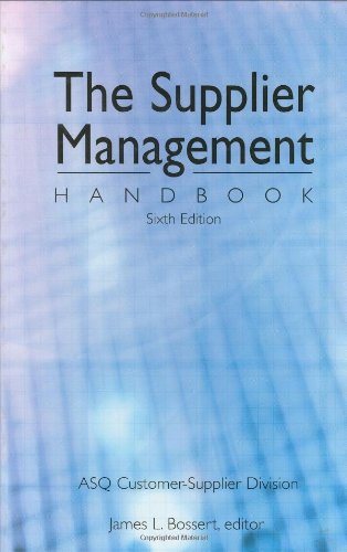 Supplier Management Handbook,New