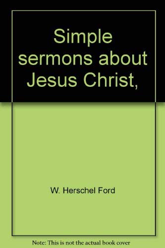 Simple sermons about Jesus Christ,,Used