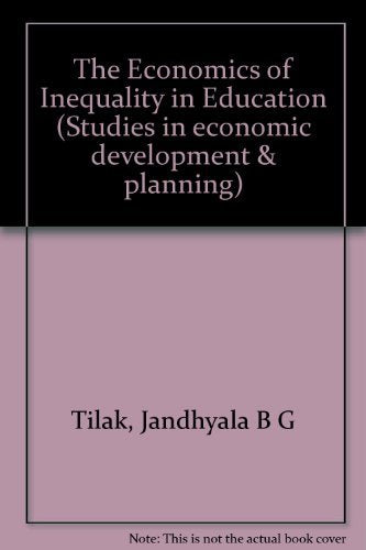 The Economics Of Inequality In Education (Studies In Economic Development And Planning),Used