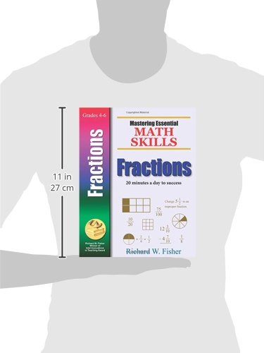 Mastering Essential Math Skills Fractions,Used
