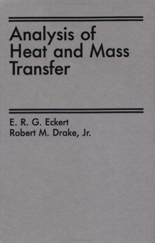 Analysis Of Heat And Mass Transfer,Used