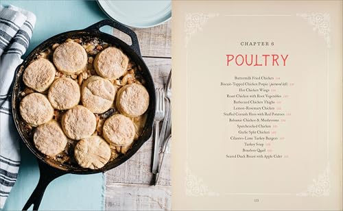 The Southern Cast Iron Cookbook: Comforting Family Recipes to Enjoy and Share,New