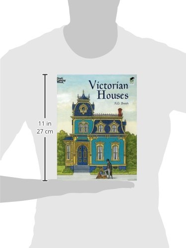 Victorian Houses Coloring Book (Dover American History Coloring Books),Used
